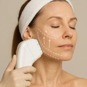 Woman having HI-FU to reduce wrinkles call LA LIPO Merton Park Now!